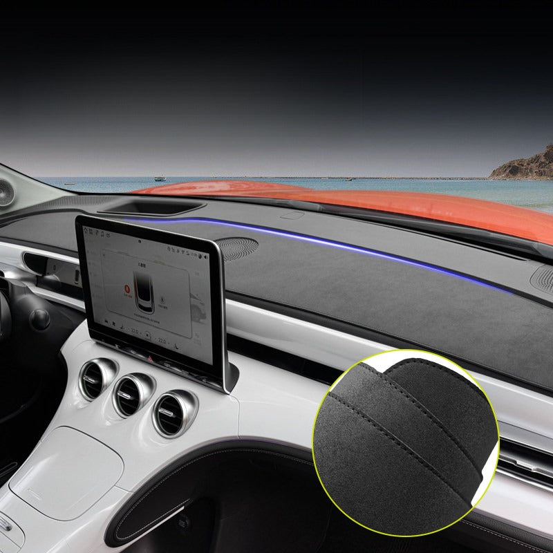 Premium Faux Suede Dashboard Sunshade Cover Smart #1 #3 #5