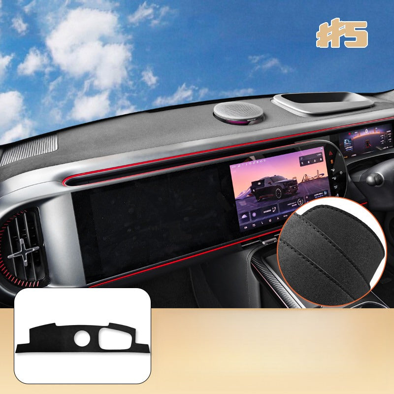 Premium Faux Suede Dashboard Sunshade Cover Smart #1 #3 #5