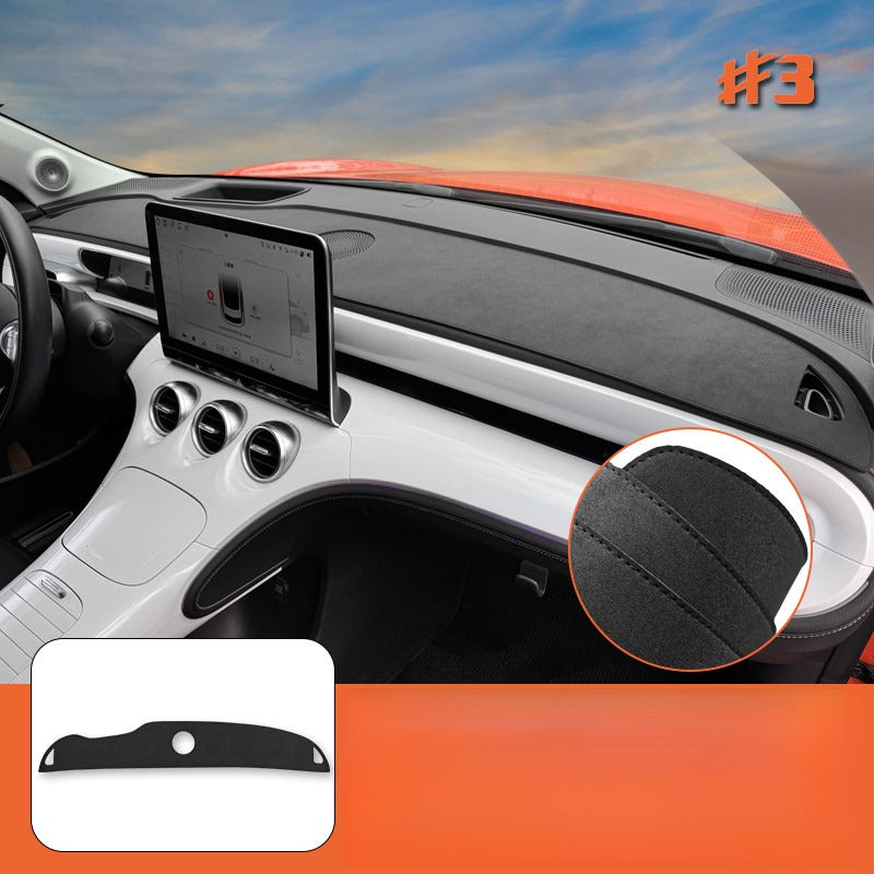 Premium Faux Suede Dashboard Sunshade Cover Smart #1 #3 #5
