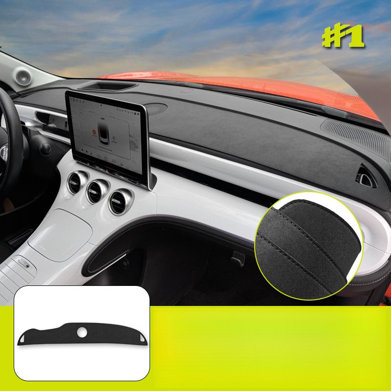 Premium Faux Suede Dashboard Sunshade Cover Smart #1 #3 #5