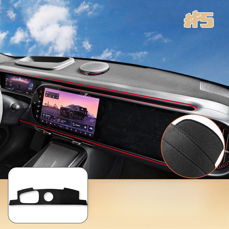 Premium Faux Suede Dashboard Sunshade Cover Smart #1 #3 #5