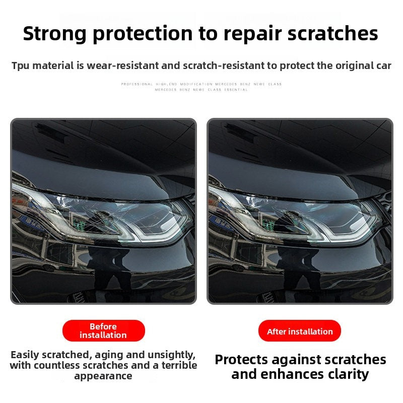 Transparent TPU Headlight Protection Film for Smart #5