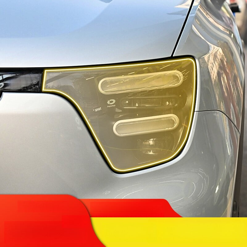 Transparent TPU Headlight Protection Film for Smart #5