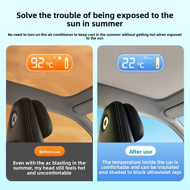 Panoramic Sunroof Sunshade Heat Insulation Cover For Smart #3