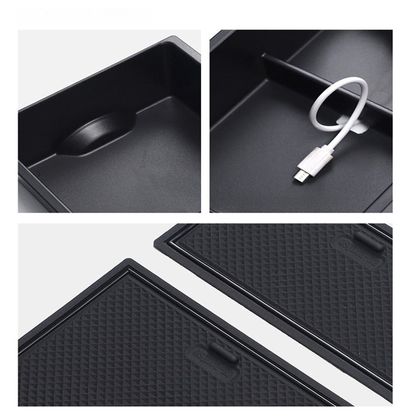 Custom-fit interior storage box for Smart #3