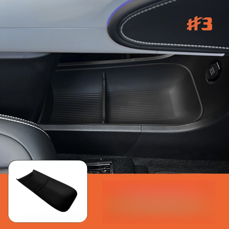 Custom-fit interior storage box for Smart #3
