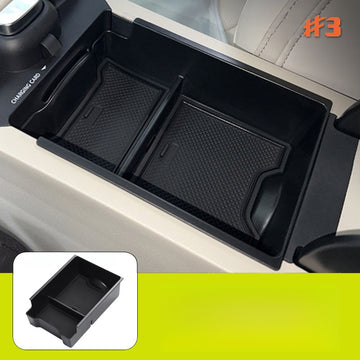 Custom-fit interior storage box for Smart #3
