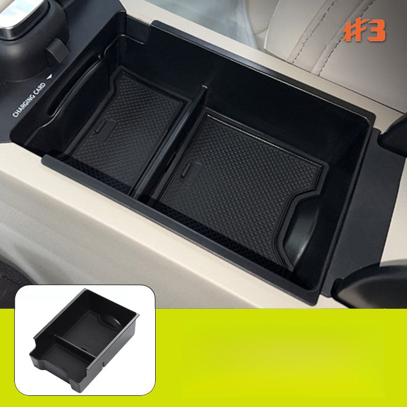 Custom-fit interior storage box for Smart #3