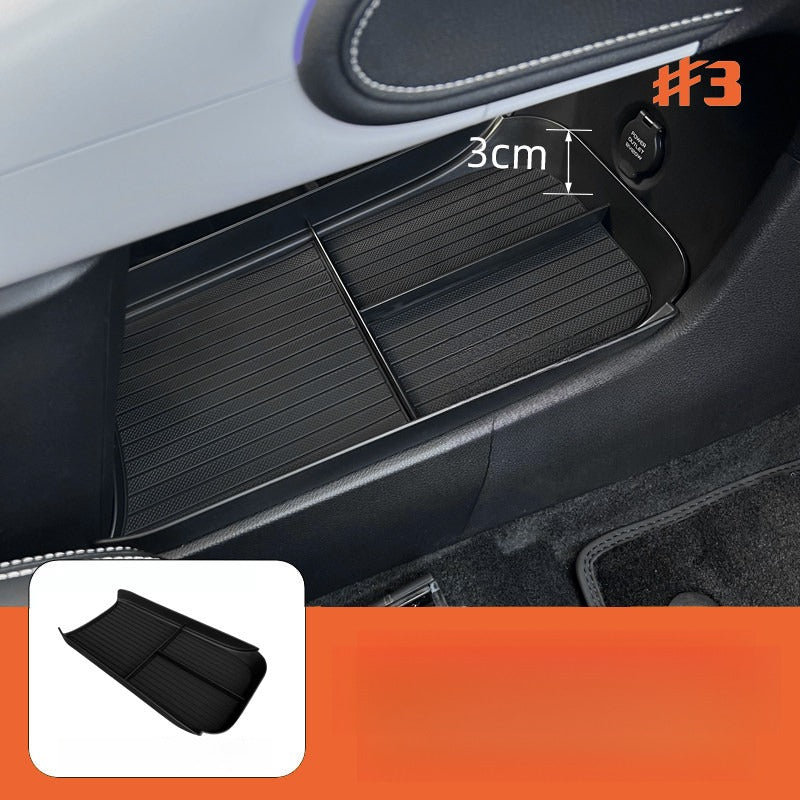 Custom-fit interior storage box for Smart #3