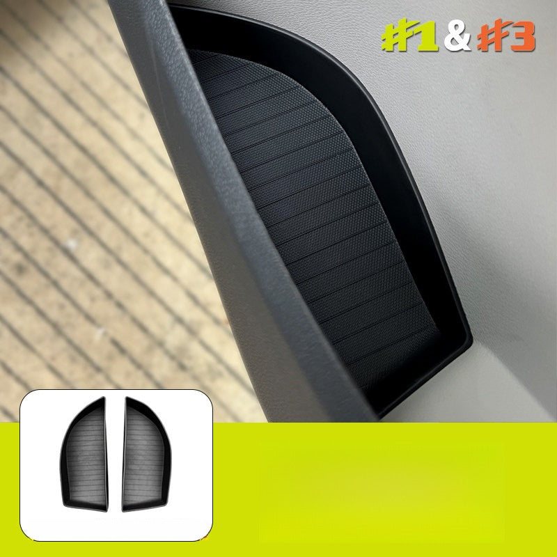 Custom-fit TPE door storage tray for Smart #1  #3