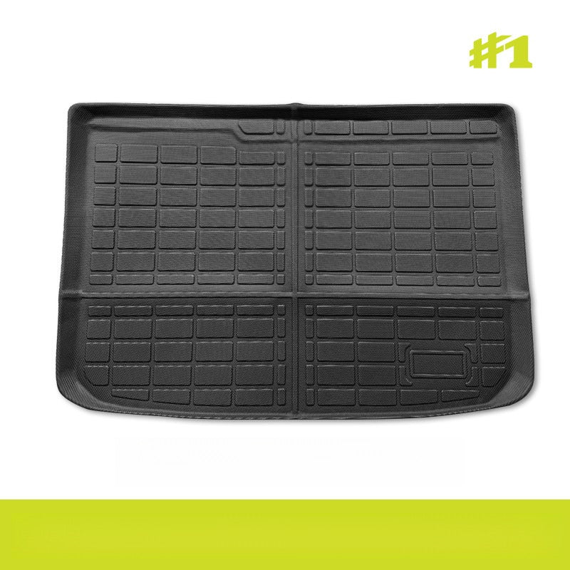 Custom-fit TPE trunk mat and rear seat back protector for Smart #1  #3 #5