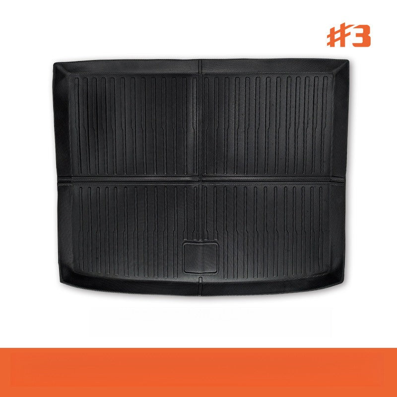 Custom-fit TPE trunk mat and rear seat back protector for Smart #1  #3 #5