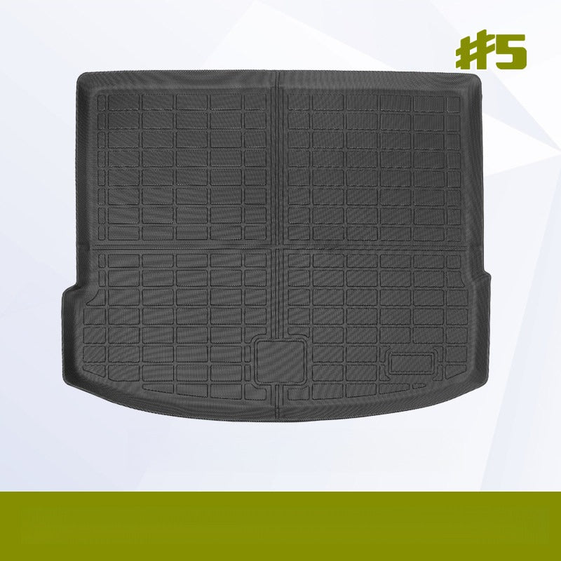 Custom-fit TPE trunk mat and rear seat back protector for Smart #1  #3 #5