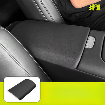 Leather Armrest Box Protective Cover for Smart #1  #3