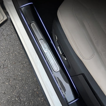 Carbon Fiber Pattern Door Sill Protectors for Smart #1 #3 #5
