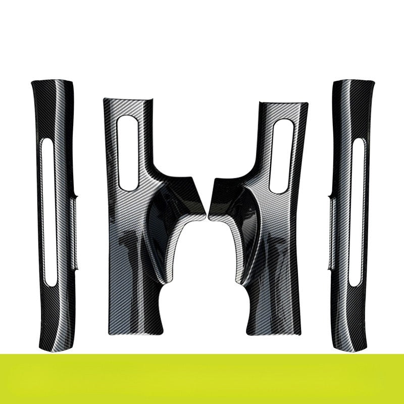 Carbon Fiber Pattern Door Sill Protectors for Smart #1 #3 #5
