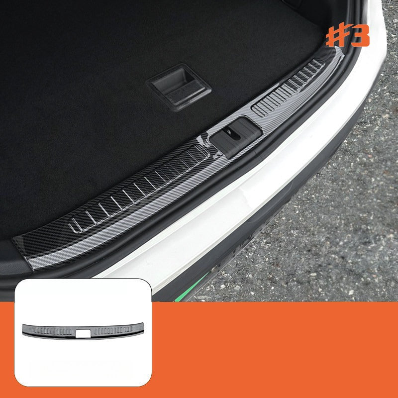 Carbon Fiber Pattern Door Sill Protectors for Smart #1 #3 #5