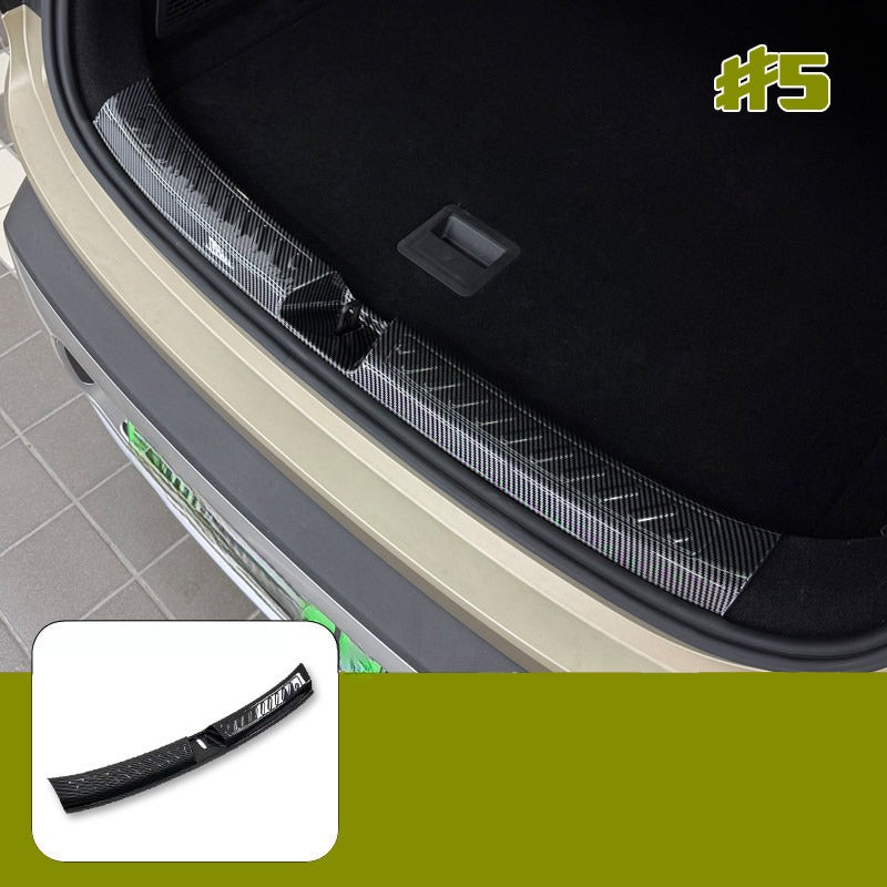 Carbon Fiber Pattern Door Sill Protectors for Smart #1 #3 #5