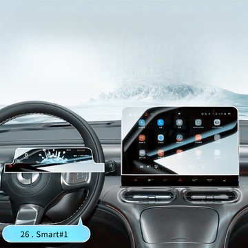 Smart # 1 2026 Tempered Glass Screen Protector | Navigation Display Cover Evfuns