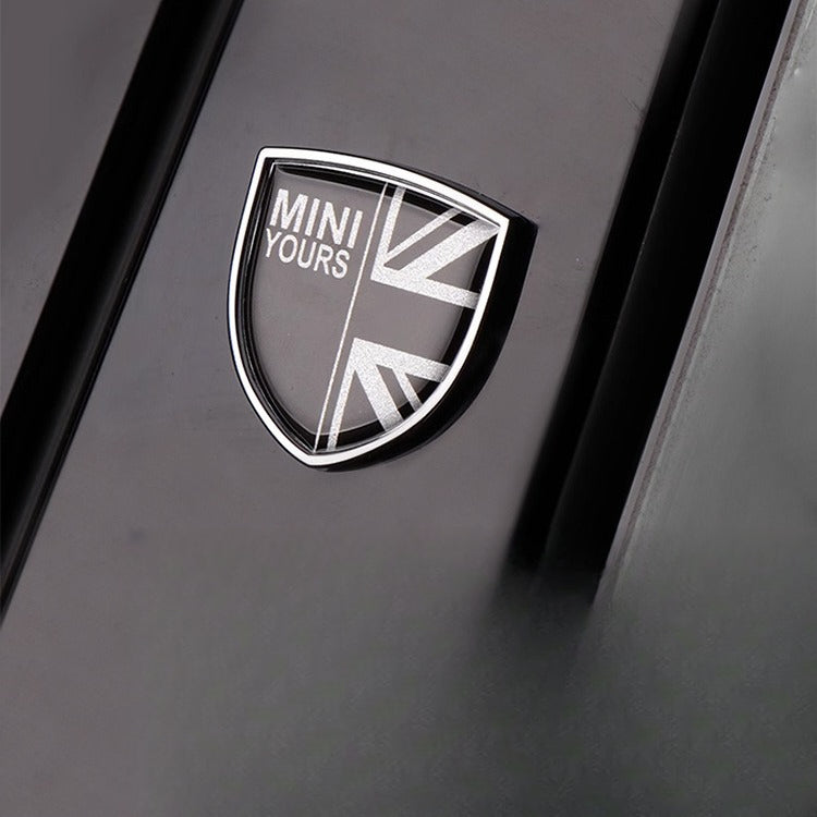 MINI Cooper Creative Metal Emblem Stickers – Universal Body/Window Badge Evfuns