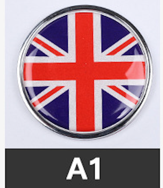 MINI Cooper Front Grille Emblem Badge – 3D Crystal Metal Decoration for All Models A1 Evfuns