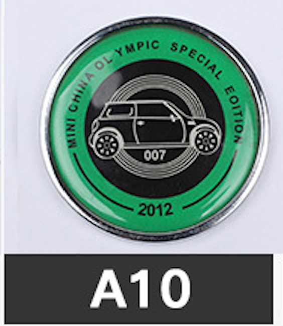 MINI Cooper Front Grille Emblem Badge – 3D Crystal Metal Decoration for All Models A10 Evfuns