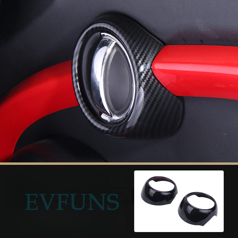 MINI Cooper F55/F56 Carbon Fiber Air Vent Trim – Interior Upgrade Cover F56 inner handle cover two-piece set (medium