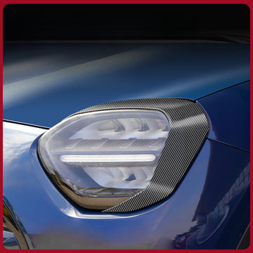 MINI J05 Headlight Eyelid Trim – Blacked-Out Styling Kit for Electric MINI Evfuns