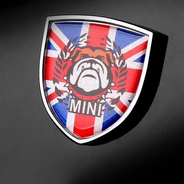 MINI Cooper Creative Metal Emblem Stickers – Universal Body/Window Badge Evfuns