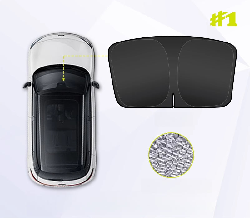 SMART #1 / #3 Window Sunshades – Full Coverage Privacy UV Blocker for Summer #1 Special—Front Windshield Privacy