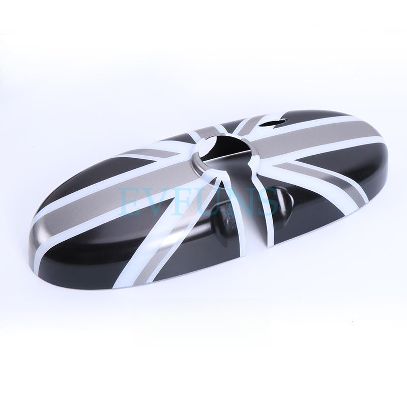 MINI Cooper R55/R56/R60 Rearview Mirror Cover – Interior Trim Upgrade Gray Rice Style Evfuns