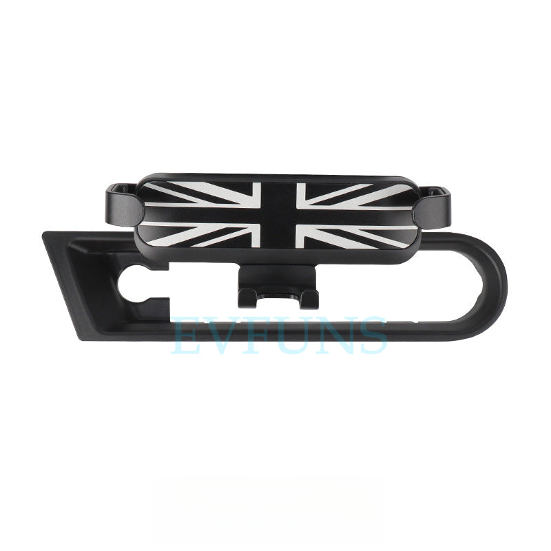 MINI Cooper Air Vent Phone Mount – Clip-On Car Holder for Navigation & Hands-Free Use [Gray Rice] Gravity J01 Evfuns