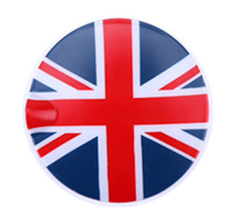 MINI Cooper F55/F56 Fuel Tank Cap Cover – Decorative Trim Shell Red and Blue Union Flag Evfuns