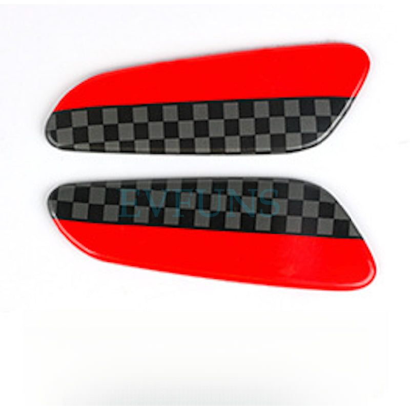 MINI COUNTRYMAN F60 Armrest Side Trim Cover – Interior Decoration Stickers (2PCS) Armrest box (JCW model 2 pieces/pair)