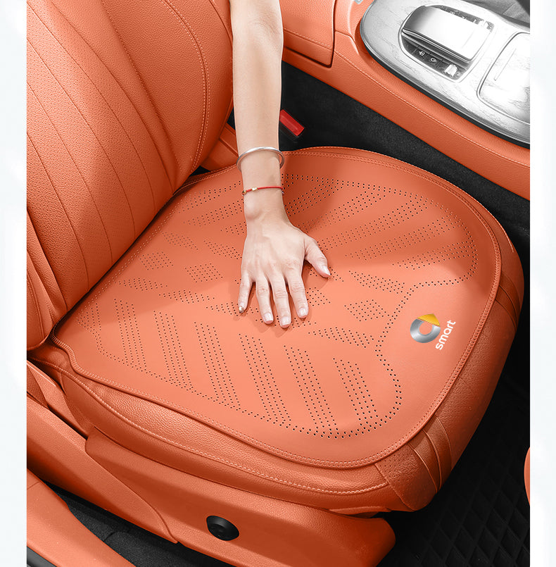 Smart # 1 # 3 # 5 Napa Leather Seat Cushion | All-Season Car Seat Cover Evfuns