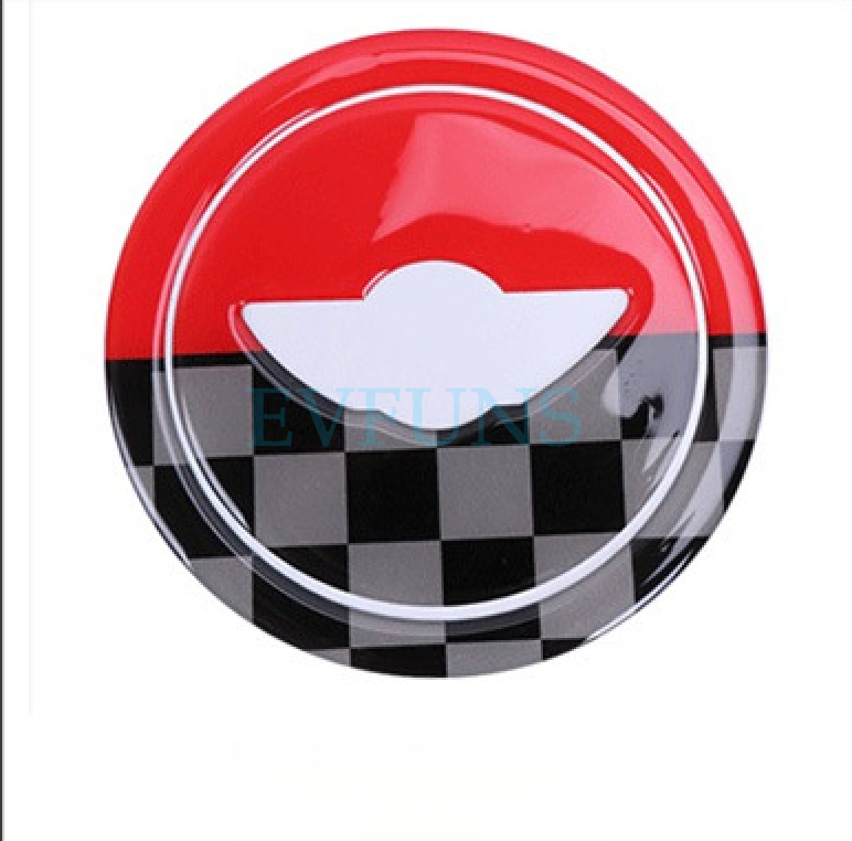 MINI Cooper R56 R60 Steering Wheel 3D Gel Sticker – Dome Emblem Decal JCW model / as Shown in the Picture Evfuns