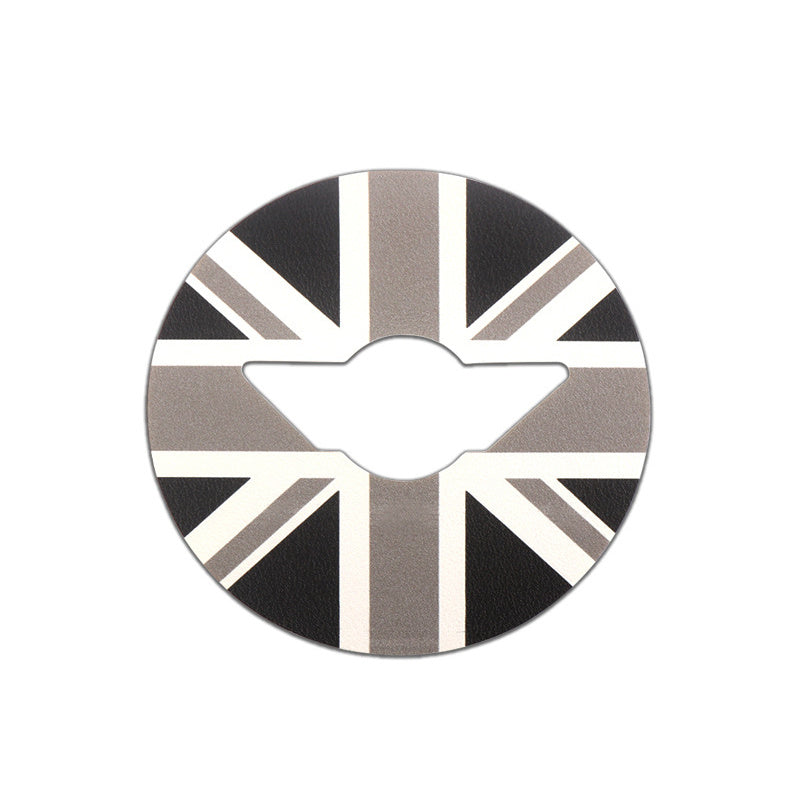 MINI J01/U25/F65 Steering Wheel Trim Sticker – Electric Interior Upgrade 【Gray Rice】 Evfuns
