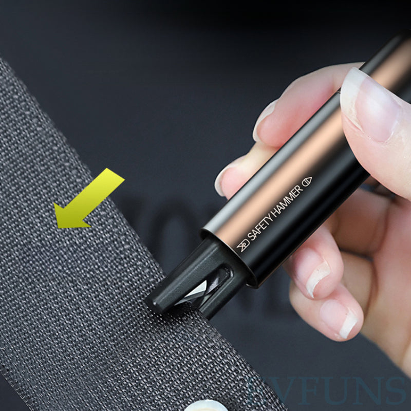 Smart # 1 # 3 # 5 Emergency Safety Hammer – Car Window Breaker & Seatbelt Cutter