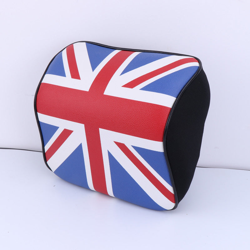 MINI Cooper Car Neck Pillow & Lumbar Cushion Set Redmi Headrest (Single Price) Evfuns
