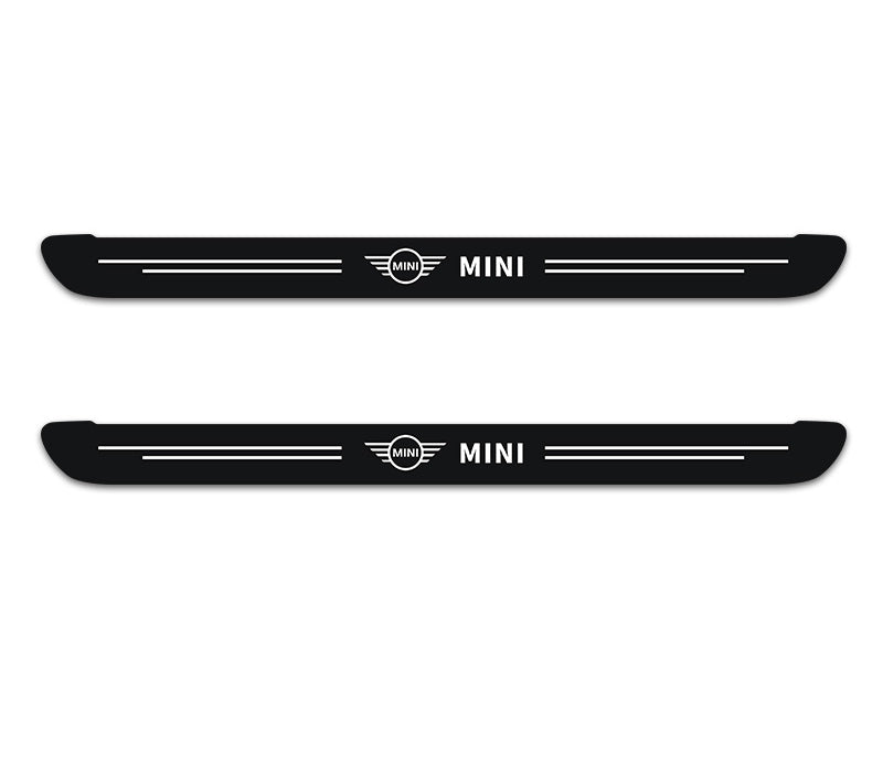 MINI Cooper Door Sill Scuff Plate Stickers | F54 F55 F56 F60 Threshold Trim Mini label (F56_F57) two-piece set Evfuns