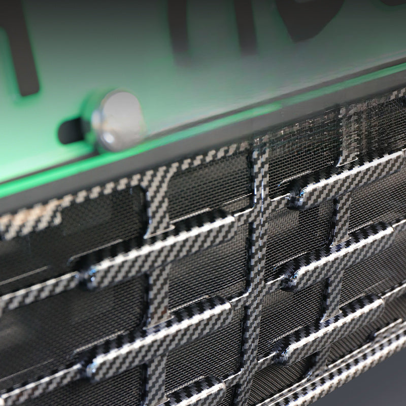 MINI J05 Front Grille Trim – Blacked-Out Inlet Mesh Cover for Cooper EV Evfuns