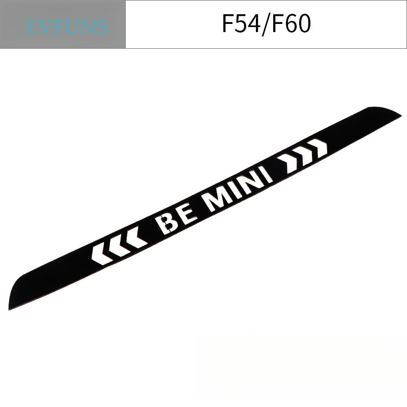 MINI Cooper High-Mount Brake Light Decal – F55 F56 F60 F54 R56 R60 Styling Sticker BE MINI【F54/60】 Evfuns