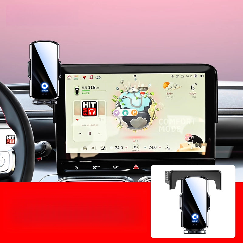Smart # 1 & # 3 Exclusive Car Phone Mount | 15W Wireless Charging Holder 22-24 Mercedes-Benz SMART#1#3【Screen Base