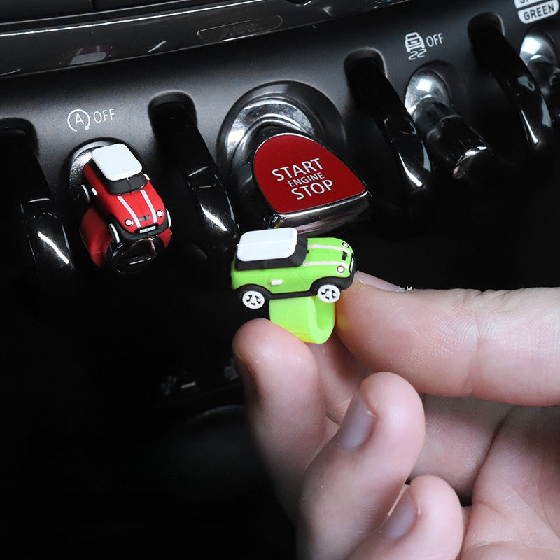 MINI Cooper Dashboard Silicone Ornament – Miniature Car Interior Decoration Evfuns
