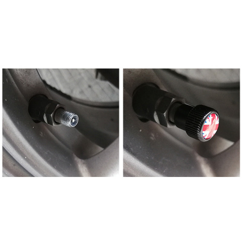 MINI Cooper Tire Valve Caps – Air Stem Covers for Countryman & One Evfuns