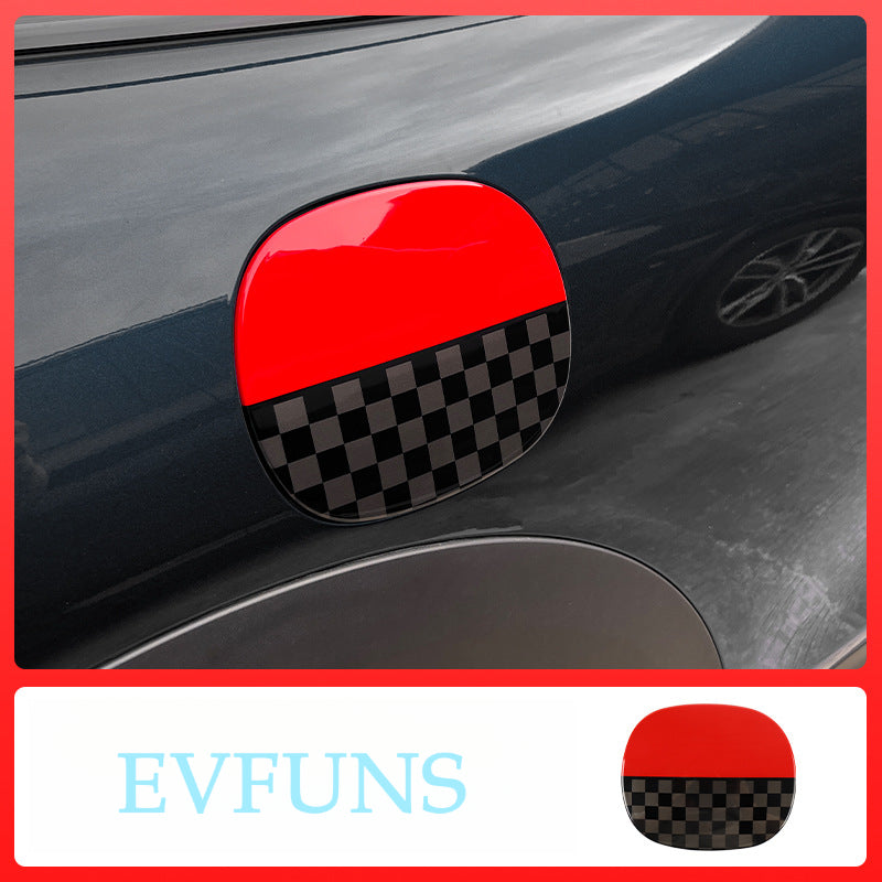 MINI Cooper F66 Fuel Tank Cover Trim – 2024 Petrol Model Exclusive 【JCW】 F66 Fuel Tank Cap Sticker Shell Evfuns