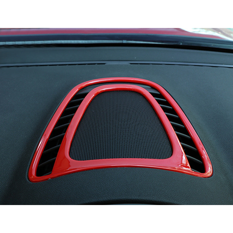 MINI Countryman F60 Central Air Vent Trim Cover Red Evfuns