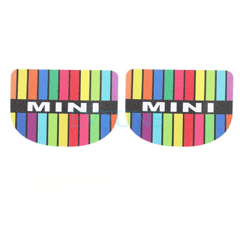 MINI R56 F56 Seat Back Handle Trim – Interior Decoration Rainbow strips (R55/R56) one pair set Evfuns