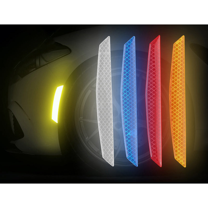 Car Wheel Arch Reflective Strips – Night Safety Warning Stickers (Glow-in-the-Dark) Evfuns
