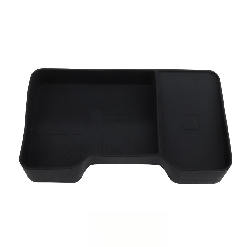 MINI J05 / U25 Silicone Center Console Liner [Black] J05 Dedicated Central Control Dashboard Storage Box Evfuns
